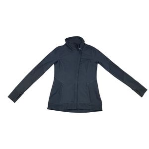 Gap BodyFit Long sleeve Athletic Jacket Black zip up